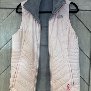 The North Face Light Pink Quilted Vest